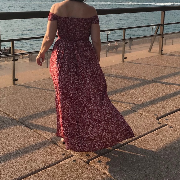 Caroline Morgan Australia Size 8 Off The Shoulder Sun Dress - Picture 3 of 7